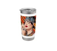 Donna kabyle e splendidi gioielli KAYLE Bicchiere termico in acciaio inox doppia parete