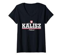 Donna Kalisz Poland/Polska Maglietta con Collo a V
