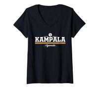 Donna Kampala Uganda Maglietta con Collo a V