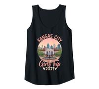 Donna Kansas City 2027 Ragazze Viaggio Città Viaggio Ragazze Canotta