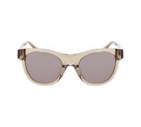 DONNA KARAN Women's Sunglasses DO516S - Champagne Crystal with Solid Smtruee Lens