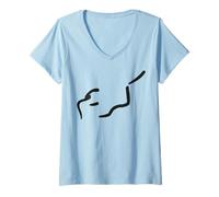 Donna Karim Nome Calligrafia Arabic Language Day per Gli Uomini Maglietta con Collo a V