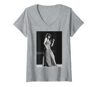 Donna Kate Bush esegue Wow per Il Tour della Vita del Cuore di Leone della TV Svizzera Maglietta con Collo a V