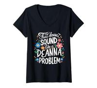 Donna Katie Personalized Women's Gift Custom Katie Maglietta con Collo a V