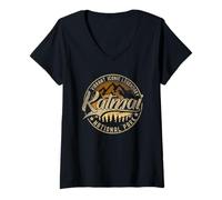 Donna Katmai National Park | Alaska Maglietta con Collo a V