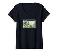 Donna Katsushika Hokusai, Trentasei vedute di Fugaku Maglietta con Collo a V