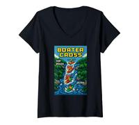 Donna Kayak da Regata Boater Cross River Maglietta con Collo a V