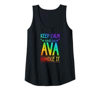 Donna Keep Calm And Let AVA Handle It Chill Nome Canotta