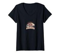 Donna Keep On Truckin' Retro Rig Classic Warrior on Road Maglietta con Collo a V