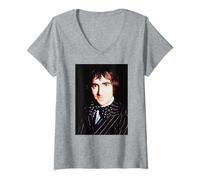 Donna Keith Moon Batterista con la Rock Band The Who 1973 Maglietta con Collo a V