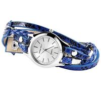 Donna Kelly Orologio da donna con pelle imitazione della Wickelarmband
