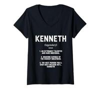 Donna Kenneth Definition Funny Talented Great Ken Cosplay Kenneths Maglietta con Collo a V