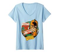 Donna Kevin Smith Clerks 3 Dave Fruit Pie Ranger Pericolo Vintage Maglietta con Collo a V