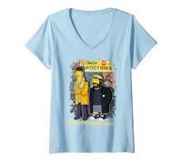 Donna Kevin Smith Jay e Silent Bob Remix Springfield Stop Quick Maglietta con Collo a V
