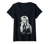Donna Kim Wilde You Keep Me Hangin' On Singer Live 1982 Maglietta con Collo a V