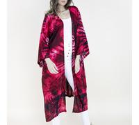 Donna Kimono Costume da Bagno Pareo Mare Costume Scialle Tinto a Nodi Motivo