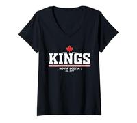 Donna Kings Canada Maglietta con Collo a V
