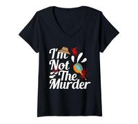 Donna Kit per Feste misteriose per omicidio, Hobby, Investigatore, omicidio, mistero Maglietta con Collo a V