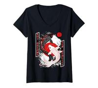 Donna Koi Dreams, Zen Reality Maglietta con Collo a V