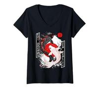 Donna Koi Dreams, Zen Reality Maglietta con Collo a V