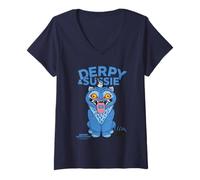 Donna KPOP Demon Hunters Derpy And Sussie Delivery Maglietta con Collo a V