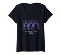 Donna KPOP Demon Hunters Huntrix The Takedown Tour Shadows Maglietta con Collo a V