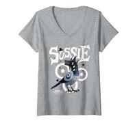 Donna KPOP Demon Hunters Sussie The Bird Maglietta con Collo a V