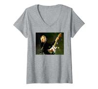 Donna Kula Shaker Crispian Mills A T nel Parco 1997 Maglietta con Collo a V