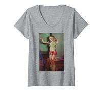 Donna Kylie Minogue Live Disco In Dream Debutto Tour 1989 Maglietta con Collo a V
