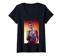 Donna Kylie Minogue Live Manchester Apollo in una notte come questa Maglietta con Collo a V