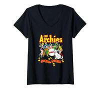 Donna La Grafica di Archies Sugar Sugar Maglietta con Collo a V