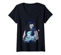 Donna La leggenda del rock Alice Cooper Hey Stoopid Tour Wembley 1991 Maglietta con Collo a V