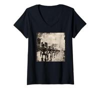 Donna La Marcia dei Robot, Fantascienza, Robot Maglietta con Collo a V