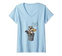 Donna La mia Dieta è Trash Maglietta con Collo a V