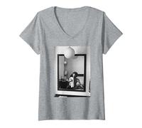 Donna La Rivoluzione di Gil Scott-Heron Non sarà Televisiva AJ Barratt Maglietta con Collo a V