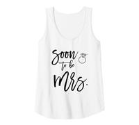 Donna La Sposa Che Presto sarà Mrs Minimal Wedding Canotta