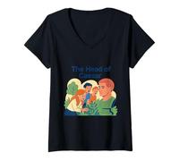 Donna La Testa di Cesare Kenneth Grahame Dream Days Classic Maglietta con Collo a V