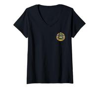 Donna Lambda Lambda Mu LLM Sorority | Umorismo da sorellanza Nerd Maglietta con Collo a V