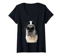 Donna Landseer Maglietta con Collo a V