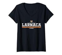 Donna Larnaca Cyprus Maglietta con Collo a V