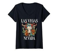 Donna Las Vegas Maglietta con Collo a V