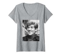 Donna L'attore di Shakespeare Hamlet Ian McKellen 1972 Maglietta con Collo a V