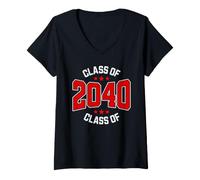Donna Laurea Cresci con Me, Classe 2040 Maglietta con Collo a V