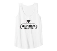 Donna Laurea Donna Scienze dello Sport Divertente Canotta