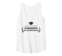 Donna Laurea Specialistica Laureata Scienza dell'Alimentazione Canotta