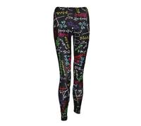 Donna Lavagna di Formule Matematiche Designer Stampato Leggings Taglia 8-22