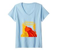 Donna Le Donne Forti Sanno Loro Essere Loro allevare Loro Madri Giorno Maglietta con Collo a V