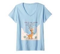 Donna Le giraffe sono fantastiche, sono fantastica, quindi sono una giraffa Maglietta con Collo a V