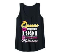 Donna Le regine sono nate nel 1991 Fantastico 34° compleanno Canotta