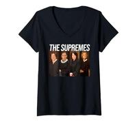 Donna Le SUPREMES Donna Corte Suprema Giustizia RBG Maglietta con Collo a V